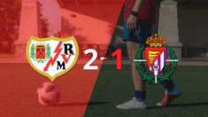 rayo vallecano le gano a valladolid en su casa por 2-1 rayo vallecano le gano a valladolid en su casa por 2-1