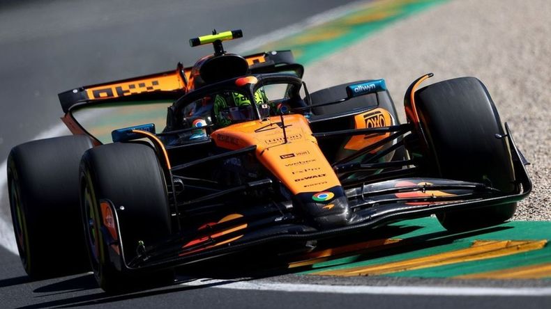 Lando Norris hizo la pole.