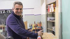 Agustín Rossi, precandidato a vicepresidente de Unión por la Patria, votó en Rosario.