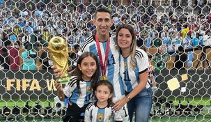 Ángel Di María recibió mucho apoyo de su familia a lo largo del Mundial.