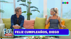 La reacción de Flor Peña al conocer la edad de Diego Peretti La reacción de Flor Peña al conocer la edad de Diego Peretti