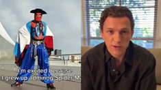 El reconocido actor, protagonista de Spider Man, habló sobre un personaje que está dando vueltas el mundo: El Gaucho Araña