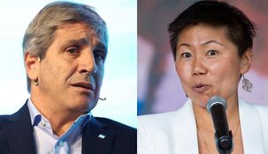 Luis Caputo, ministro de Economía y Joyce, responsable técnica y jefa de misión del FMI para la Argentina.