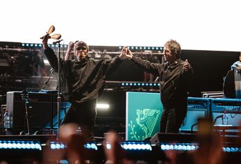 Los hermanos Gallagher en su segunda fecha en Buenos Aires. Los hermanos Gallagher en su segunda fecha en Buenos Aires.