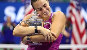 La bielorrusa de 2 años y número 2 del mundo ganó por primera vez en Nueva York. La bielorrusa de 2 años y número 2 del mundo ganó por primera vez en Nueva York.