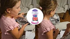 La hija de Yamil Santoro quería hacer squishies y recibió una sanguchera: ¿qué leyó Papa Noel en la carta?