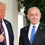 Trump junto a Netanyahu. Trump junto a Netanyahu.