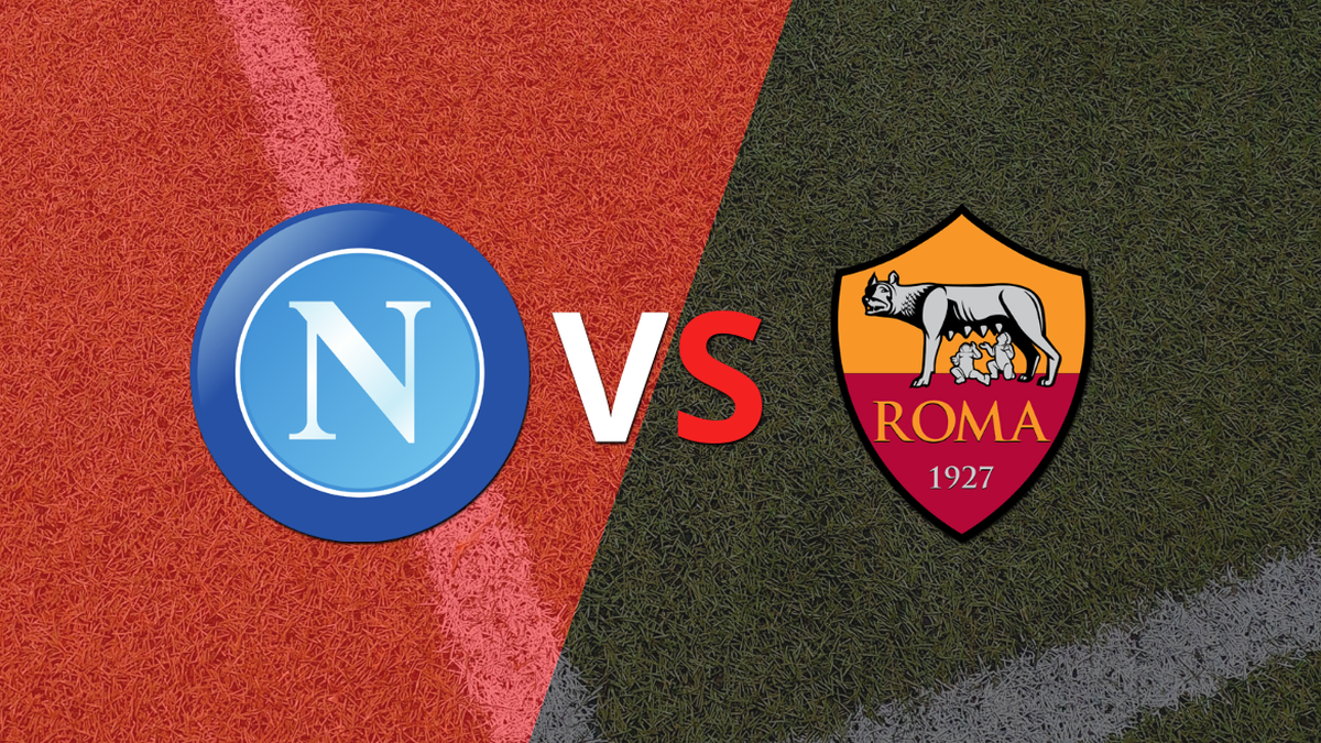 Napoli vs.  Roma, Italia Datato 20