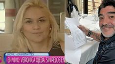 Verónica Ojeda sobre un supuesto juicio por tenencia: Con el prontuario que tiene Diego... Verónica Ojeda sobre un supuesto juicio por tenencia: Con el prontuario que tiene Diego...