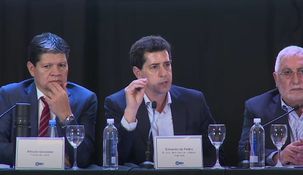 El ministro se reunió con empresarios en la sede de la Confederación Argentina de la Mediana Empresa.&nbsp;