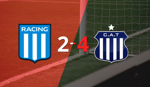 talleres gana 4-2 a racing club con doblete de michael santos