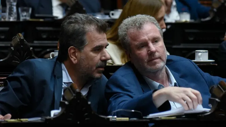 Milman junto a Cristian Ritondo.