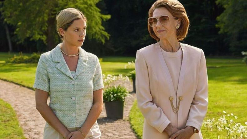 Chaves compartió las imágenes de la seria Máxima en el primer encuentro con Beatriz de Holanda.