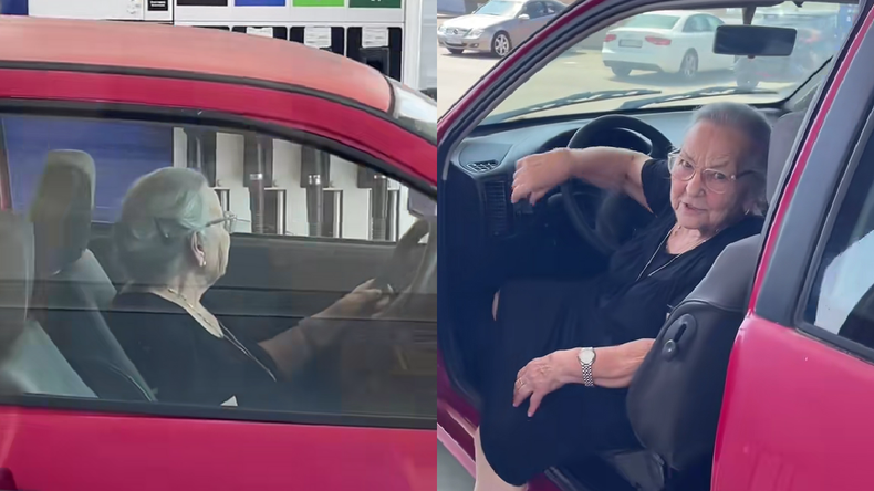 La abuela sorprendió a todos con su nivel de autonomía.