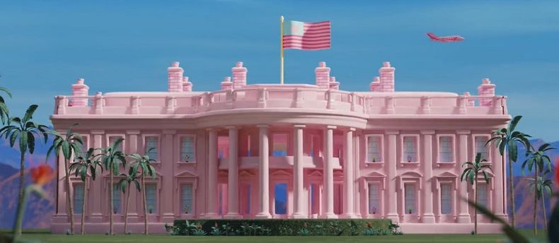 Así será la Casa Blanca del mundo de Barbie.