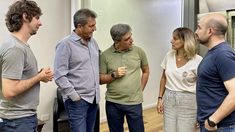 Pablo Yedlin en la reunión con Sergio Massa y Malena Galmarini. Pablo Yedlin en la reunión con Sergio Massa y Malena Galmarini.