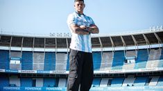 Marcos Rojo fue presentado por Racing. Marcos Rojo fue presentado por Racing.
