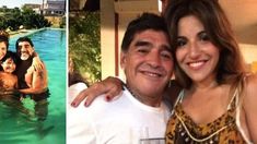 Maradona en Argentina: tarde de pileta y festejo de Navidad con Gianinna y Benjamín Maradona en Argentina: tarde de pileta y festejo de Navidad con Gianinna y Benjamín