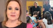Lucía Galán pidió ayuda para una niña de 11 años del Hogar Pimpinela.