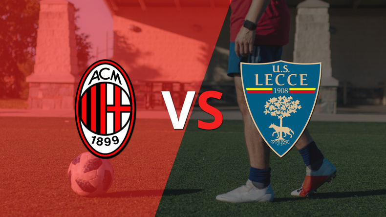 Con dos goles de Rafael Leão, Milan venció a Lecce