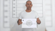 Machado, tras ser arrestado.