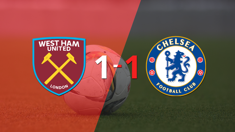 West Ham United y Chelsea igualaron 1 a 1