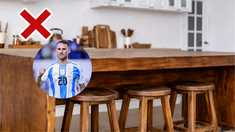 La nueva tendencia para banquetas que adoptó Alexis Mac Allister. La nueva tendencia para banquetas que adoptó Alexis Mac Allister.