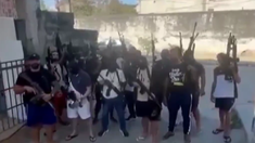 Narcotraficantes lanzaron una dura advertencia en Río de Janeiro. Narcotraficantes lanzaron una dura advertencia en Río de Janeiro.