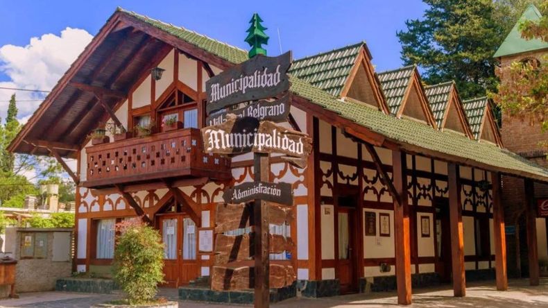 Su arquitectura de estilo alpino