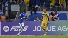 El colombiano Neyser Villarreal grita su gol, el del triunfo. El colombiano Neyser Villarreal grita su gol, el del triunfo.