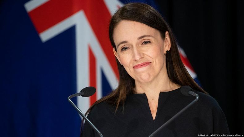 Jacinda Ardern.