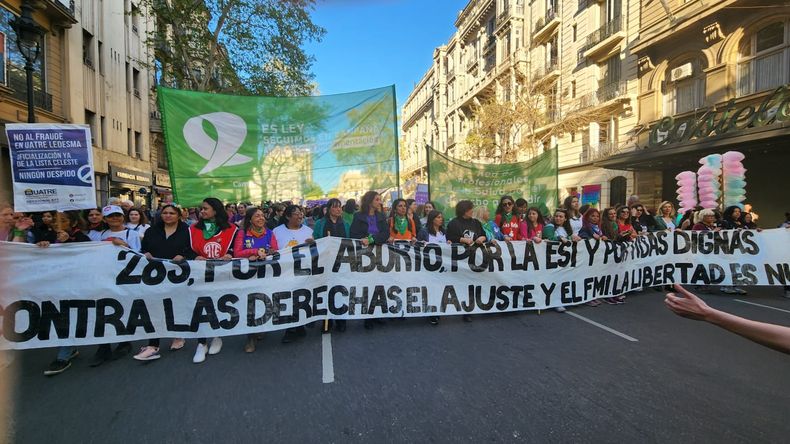 28S: el feminismo y la diversidades luchan por mantener los derechos y no dar marcha atrás.&nbsp;