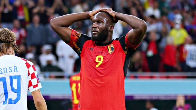La tremenda reacción de Lukaku tras la eliminación de Bélgica del Mundial.