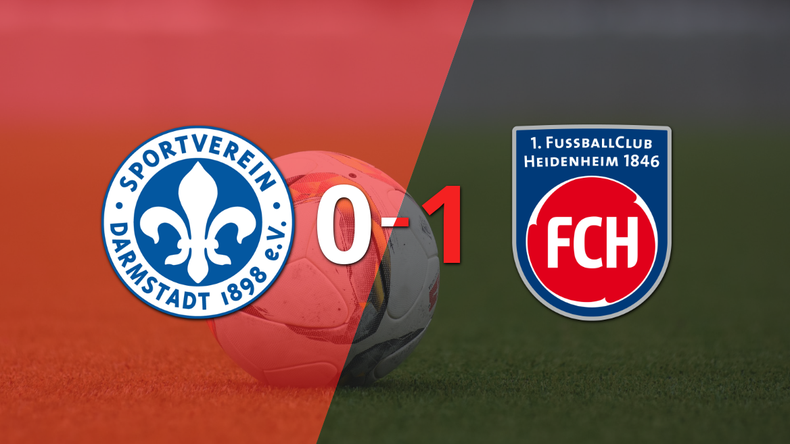 Heidenheim ganó por 1-0 a Darmstadt 98 con el gol de Nikola Dovedan
