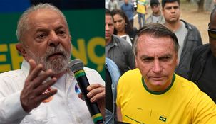 Lula y Bolsonaro, disputan las reñidas elecciones en Brasil.