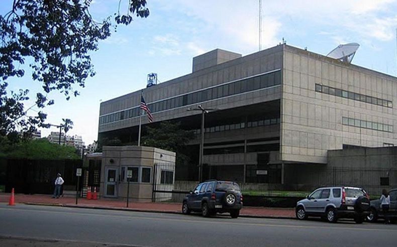 Embajada de Estados Unidos: activaron el protocolo antiterrorista.