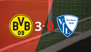 Borussia Dortmund golea 3-0 a Bochum y Youssoufa Moukoko firma doblete