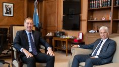 Diego Santilli junto a Claudio Poggi. Diego Santilli junto a Claudio Poggi.
