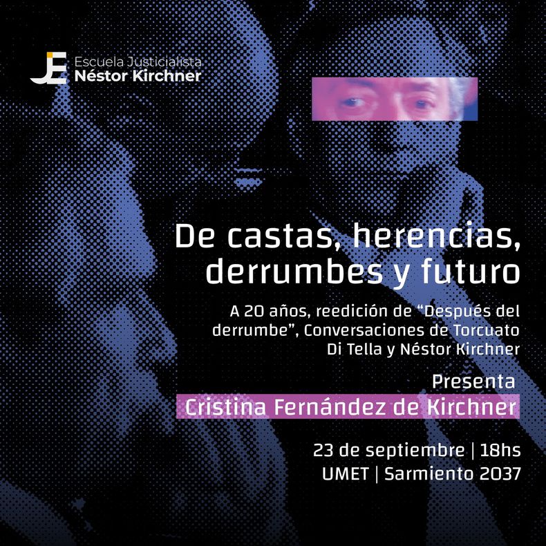 Cristina Kirchner reaparecerá en público en la presentación de un libro en la UMET