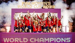 El plantel de España que se consagró campeón del mundo. El plantel de España que se consagró campeón del mundo.