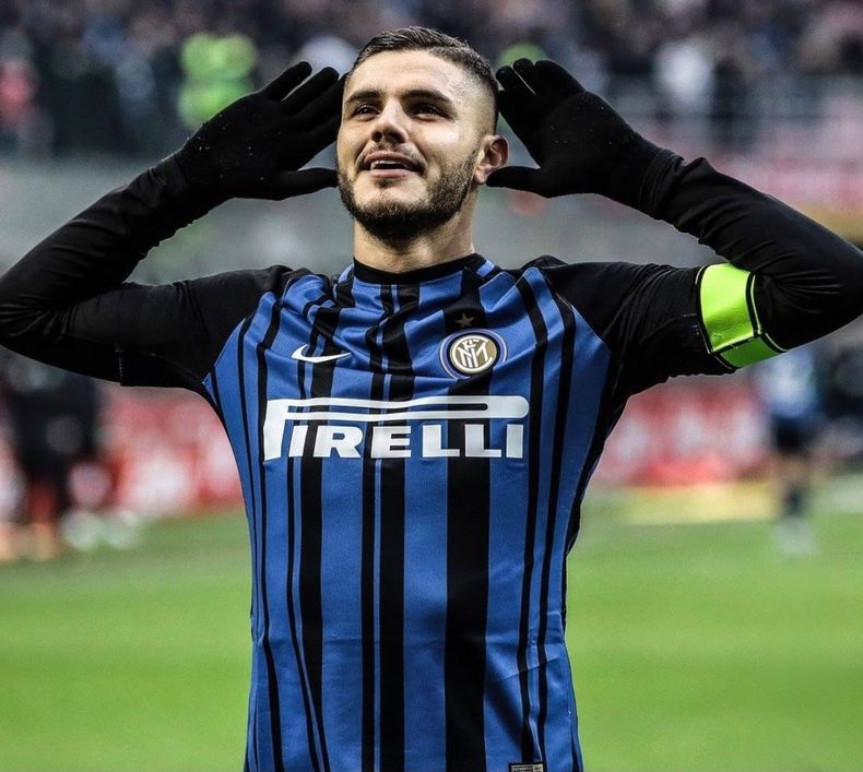 Mauro Icardi jugó seis temporadas en el club italiano.