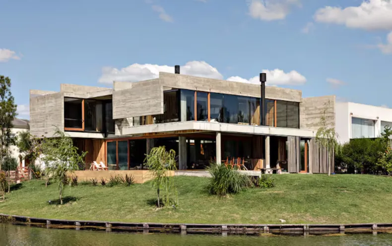 Así es la casa del reconocido modelo argentino.