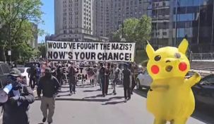 Pikachu en Nueva York.