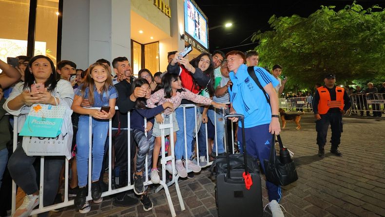 Valentín Barco fue uno de los jugadores más requeridos por los hinchas.