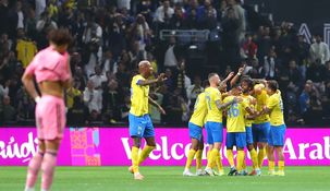 Al Nassr aplastó a Inter Miami en un amistoso. Al Nassr aplastó a Inter Miami en un amistoso.