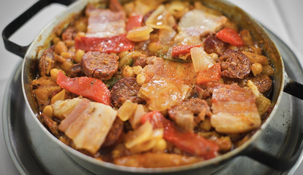 Los tradicionales callos a la madrileña.