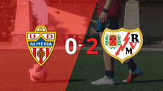 en casa, almeria perdio 2-0 frente a rayo vallecano en casa, almeria perdio 2-0 frente a rayo vallecano