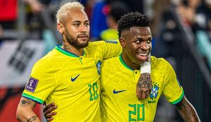 Neymar y Vinicius encabezan la campaña benéfica de la CBF. Neymar y Vinicius encabezan la campaña benéfica de la CBF.