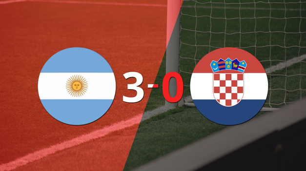Qatar 2022: Croacia terminó goleado 3-0 por Argentina