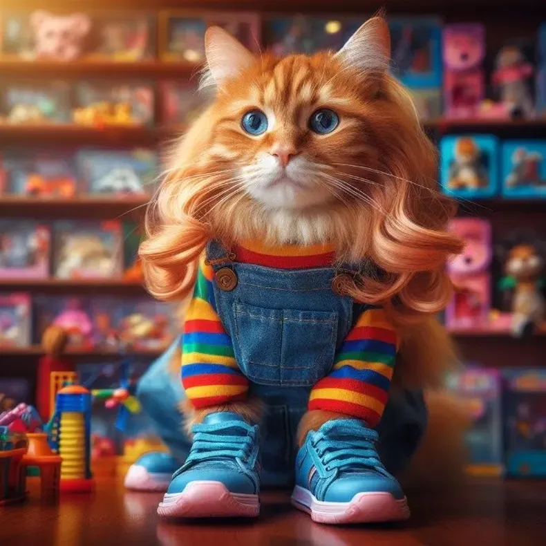 Así se verían los monstruos de las películas de terror si fueran gatos según la inteligencia artificial. Así se verían los monstruos de las películas de terror si fueran gatos según la inteligencia artificial.